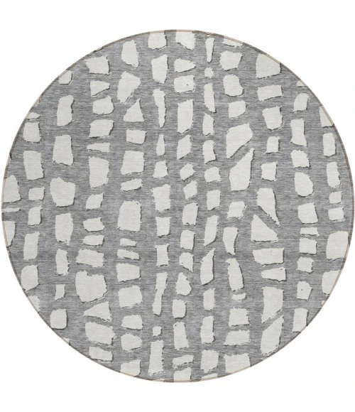 Addison Chantille ACN754-Gray 8 ft. X 8 ft. Round Rug