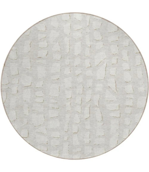 Addison Chantille ACN754-Ivory 8 ft. X 8 ft. Round Rug