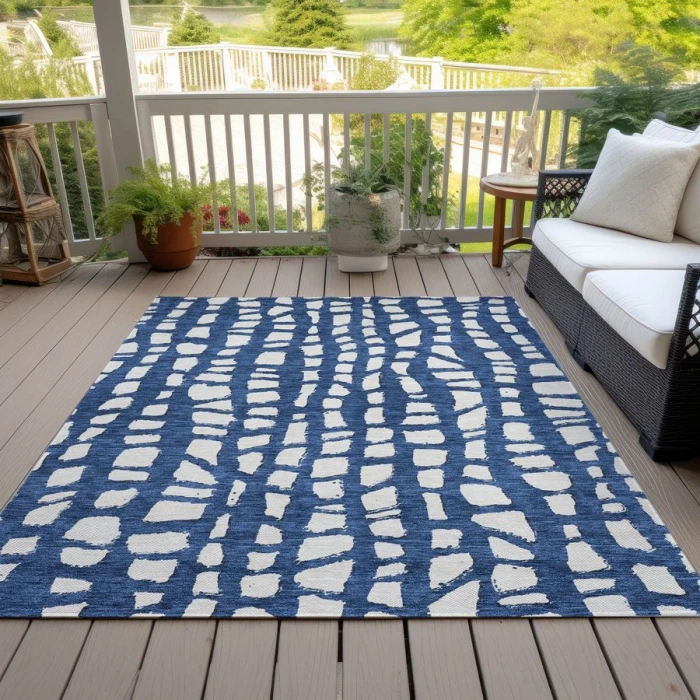 Addison Chantille ACN754-Navy 3 ft. X 5 ft. Rectangle Rug