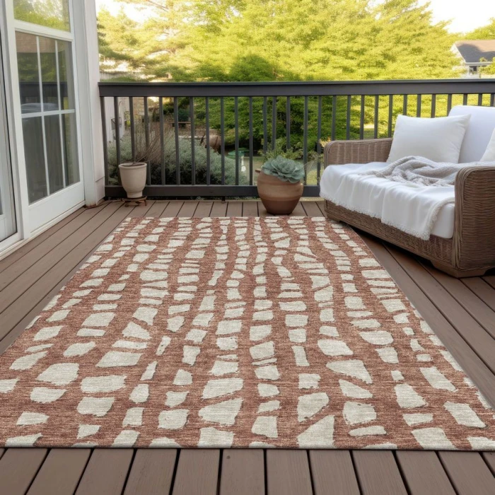 Addison Chantille ACN754-Paprika 8 ft. X 10 ft. Rectangle Rug