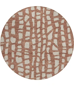 Addison Chantille ACN754-Paprika 8 ft. X 8 ft. Round Rug