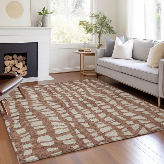 Addison Chantille ACN754-Paprika 8 ft. X 10 ft. Rectangle Rug