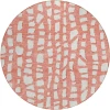 Addison Chantille ACN754-Salmon 8 ft. X 8 ft. Round Rug