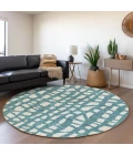 Addison Chantille ACN754-Teal 8 ft. X 8 ft. Round Rug