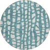 Addison Chantille ACN754-Teal 8 ft. X 8 ft. Round Rug