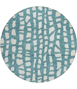 Addison Chantille ACN754-Teal 8 ft. X 8 ft. Round Rug