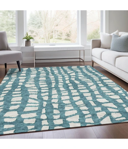 Addison Chantille ACN754-Teal 5 ft. X 7 ft. 6 in. Rectangle Rug