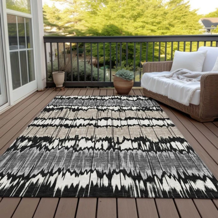 Addison Chantille ACN755-Black 3 ft. X 5 ft. Rectangle Rug