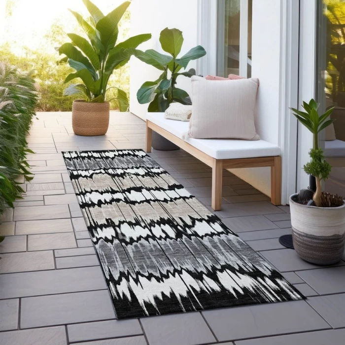 Addison Chantille ACN755-Black 2 ft. 3 in. X 7 ft. 6 in. Rectangle Rug