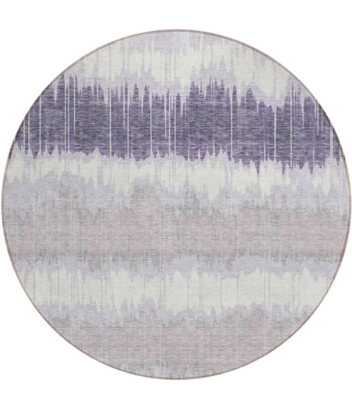 Addison Chantille ACN755-Lavender 8 ft. X 8 ft. Round Rug