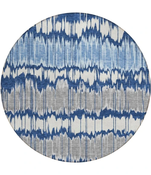 Addison Chantille ACN755-Navy 8 ft. X 8 ft. Round Rug