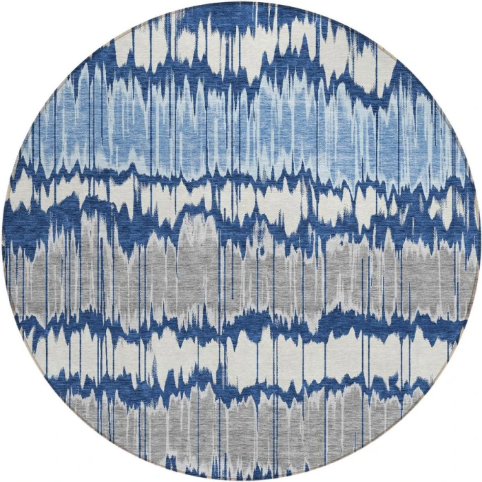 Addison Chantille ACN755-Navy 8 ft. X 8 ft. Round Rug