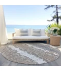 Addison Chantille ACN755-Taupe 8 ft. X 8 ft. Round Rug