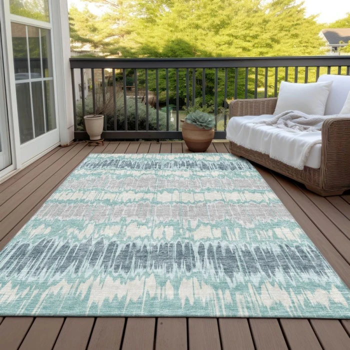 Addison Chantille ACN755-Teal 8 ft. X 10 ft. Rectangle Rug