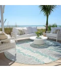 Addison Chantille ACN755-Teal 8 ft. X 8 ft. Round Rug