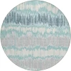 Addison Chantille ACN755-Teal 8 ft. X 8 ft. Round Rug