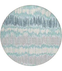 Addison Chantille ACN755-Teal 8 ft. X 8 ft. Round Rug