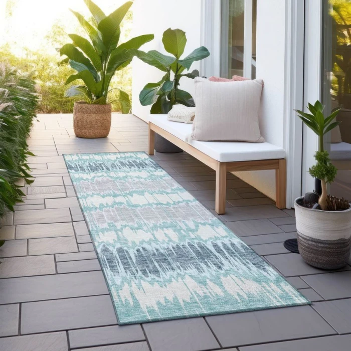 Addison Chantille ACN755-Teal 2 ft. 3 in. X 7 ft. 6 in. Rectangle Rug