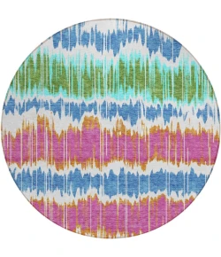 Addison Chantille ACN755-White 8 ft. X 8 ft. Round Rug