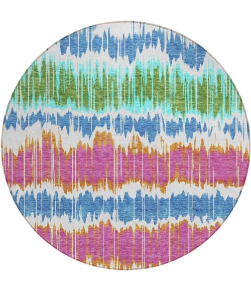 Addison Chantille ACN755-White 8 ft. X 8 ft. Round Rug