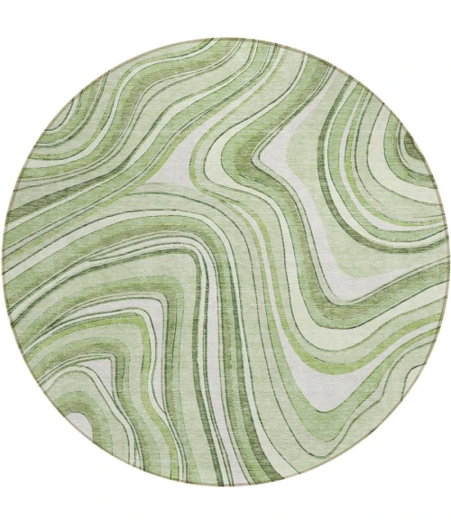 Addison Chantille ACN756-Aloe 8 ft. X 8 ft. Round Rug