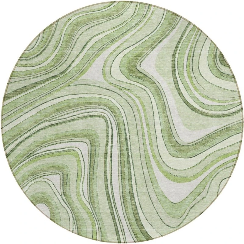Addison Chantille ACN756-Aloe 8 ft. X 8 ft. Round Rug