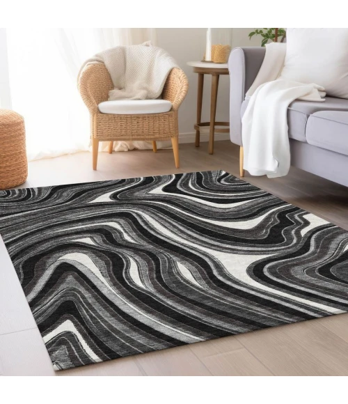 Addison Chantille ACN756-Black 3 ft. X 5 ft. Rectangle Rug