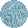 Addison Chantille ACN756-Blue 8 ft. X 8 ft. Round Rug