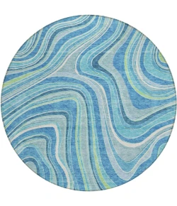 Addison Chantille ACN756-Blue 8 ft. X 8 ft. Round Rug
