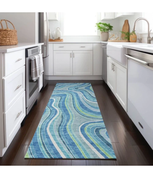 Addison Chantille ACN756-Blue 2 ft. 3 in. X 7 ft. 6 in. Rectangle Rug