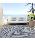 Addison Chantille ACN756-Gray 8 ft. X 8 ft. Round Rug