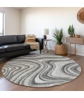 Addison Chantille ACN756-Gray 8 ft. X 8 ft. Round Rug