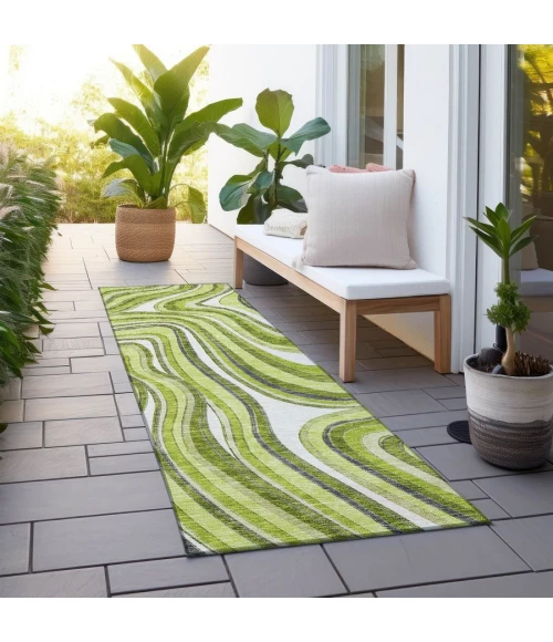 Addison Chantille ACN756-Lime 2 ft. 3 in. X 7 ft. 6 in. Rectangle Rug