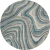 Addison Chantille ACN756-Teal 8 ft. X 8 ft. Round Rug