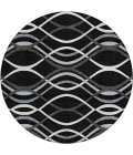 Addison Chantille ACN757-Black 8 ft. X 8 ft. Round Rug