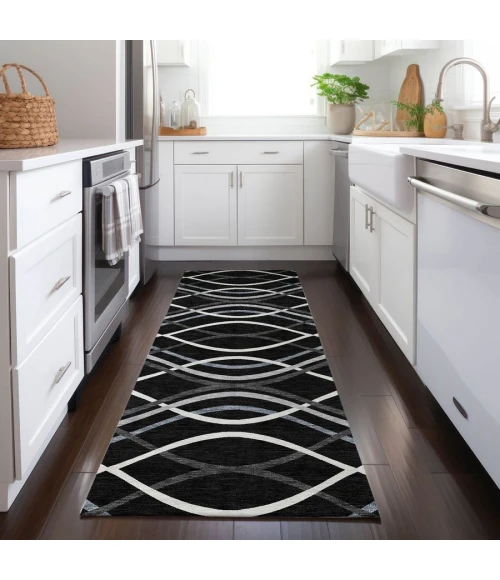 Addison Chantille ACN757-Black 2 ft. 3 in. X 7 ft. 6 in. Rectangle Rug