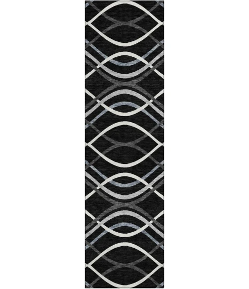 Addison Chantille ACN757-Black 2 ft. 3 in. X 7 ft. 6 in. Rectangle Rug