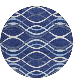 Addison Chantille ACN757-Navy 8 ft. X 8 ft. Round Rug