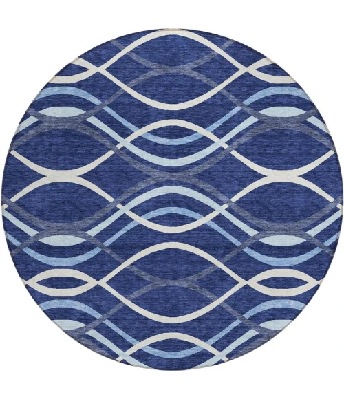 Addison Chantille ACN757-Navy 8 ft. X 8 ft. Round Rug