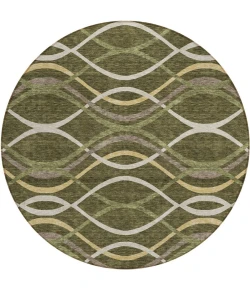 Addison Chantille ACN757-Olive 8 ft. X 8 ft. Round Rug