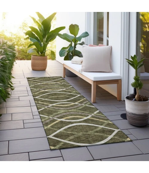 Addison Chantille ACN757-Olive 2 ft. 3 in. X 7 ft. 6 in. Rectangle Rug