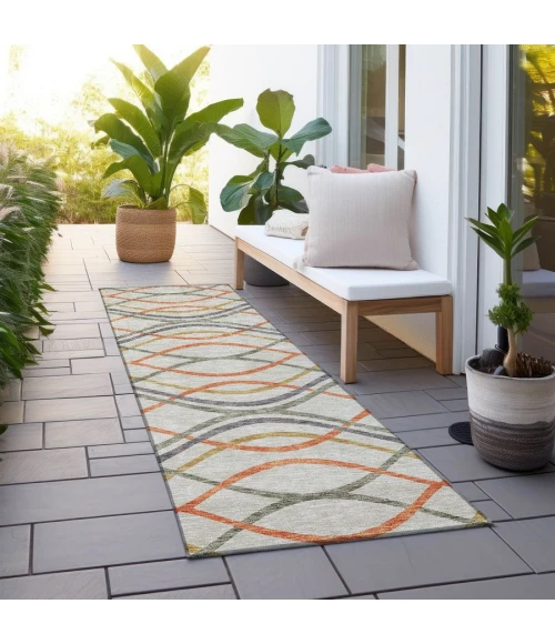 Addison Chantille ACN757-Orange 2 ft. 3 in. X 7 ft. 6 in. Rectangle Rug