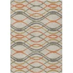 Addison Chantille ACN757-Orange 5 ft. X 7 ft. 6 in. Rectangle Rug