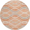 Addison Chantille ACN757-Peach 8 ft. X 8 ft. Round Rug
