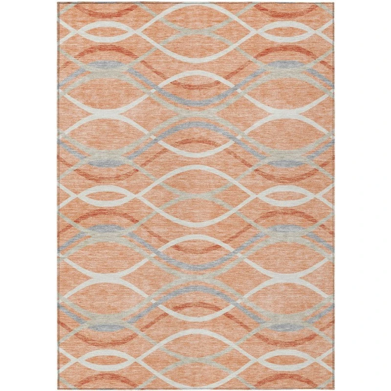 Addison Chantille ACN757-Peach 5 ft. X 7 ft. 6 in. Rectangle Rug