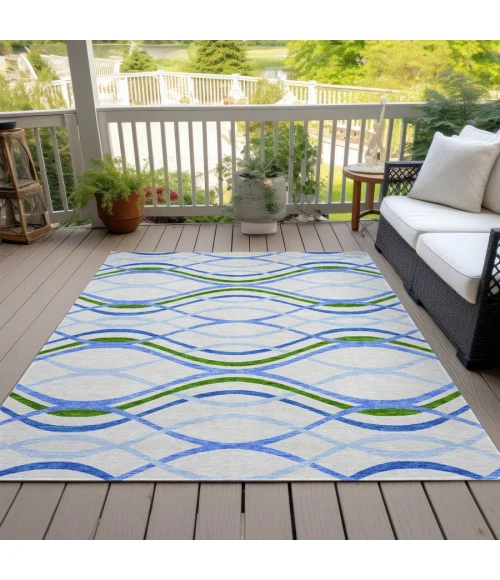 Addison Chantille ACN757-Sky 8 ft. X 10 ft. Rectangle Rug