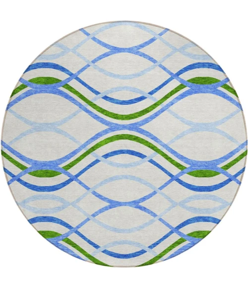 Addison Chantille ACN757-Sky 8 ft. X 8 ft. Round Rug