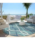 Addison Chantille ACN757-Teal 8 ft. X 8 ft. Round Rug