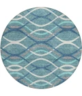 Addison Chantille ACN757-Teal 8 ft. X 8 ft. Round Rug