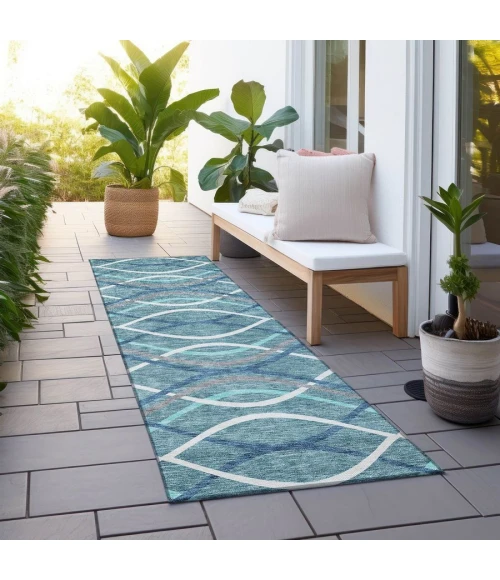 Addison Chantille ACN757-Teal 2 ft. 3 in. X 7 ft. 6 in. Rectangle Rug